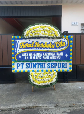 Papan Bunga Duka di Batunadua Jae