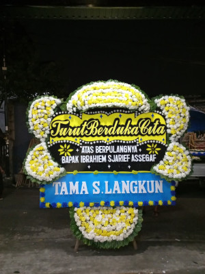 Papan Bunga Duka di Batunadua Jae
